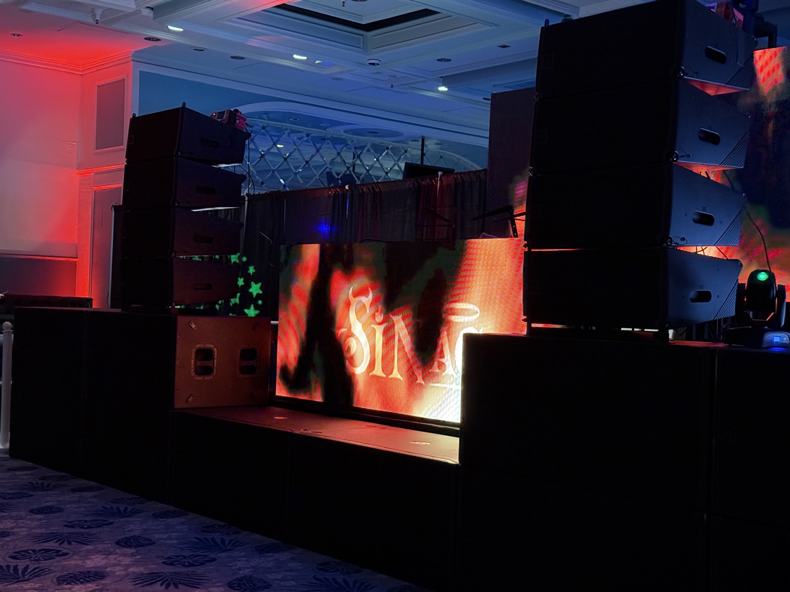 Concert lighting at HPS event
