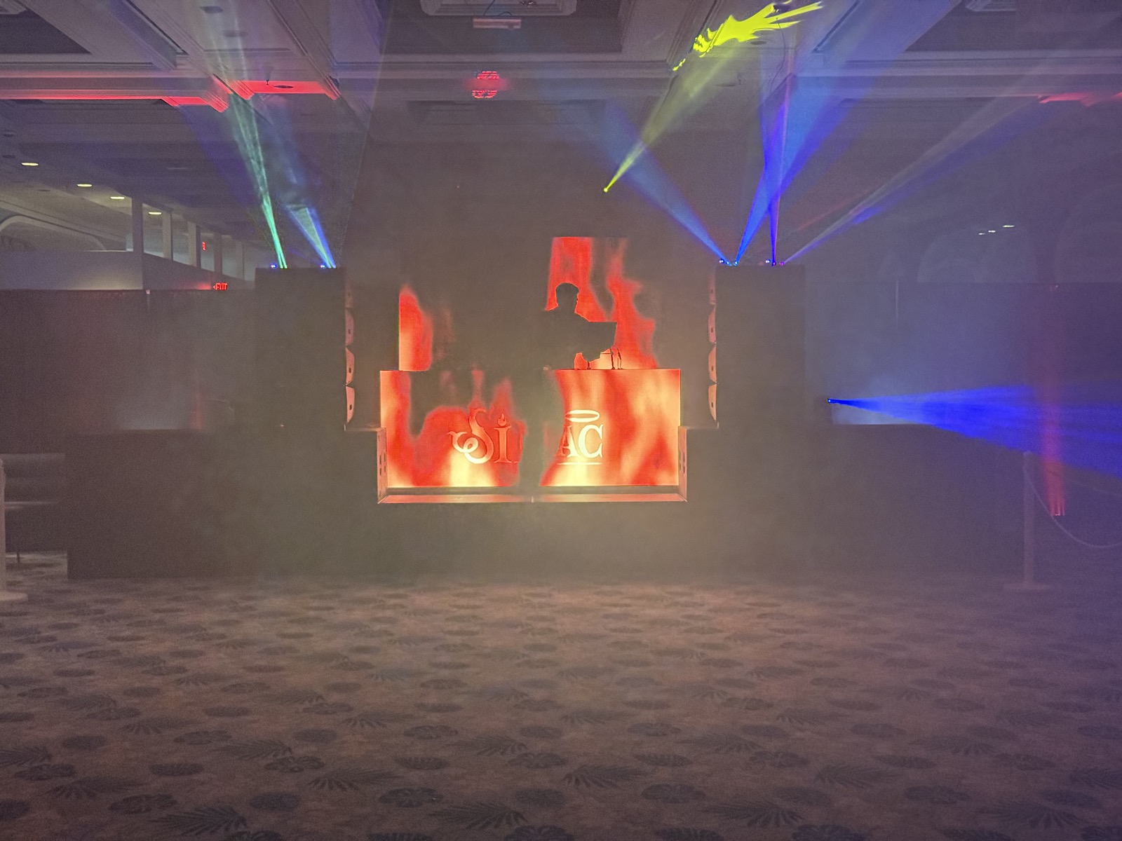 LED video wall at a corporate event